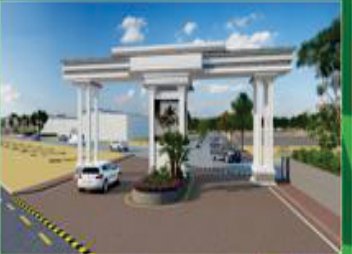 Entry plaza